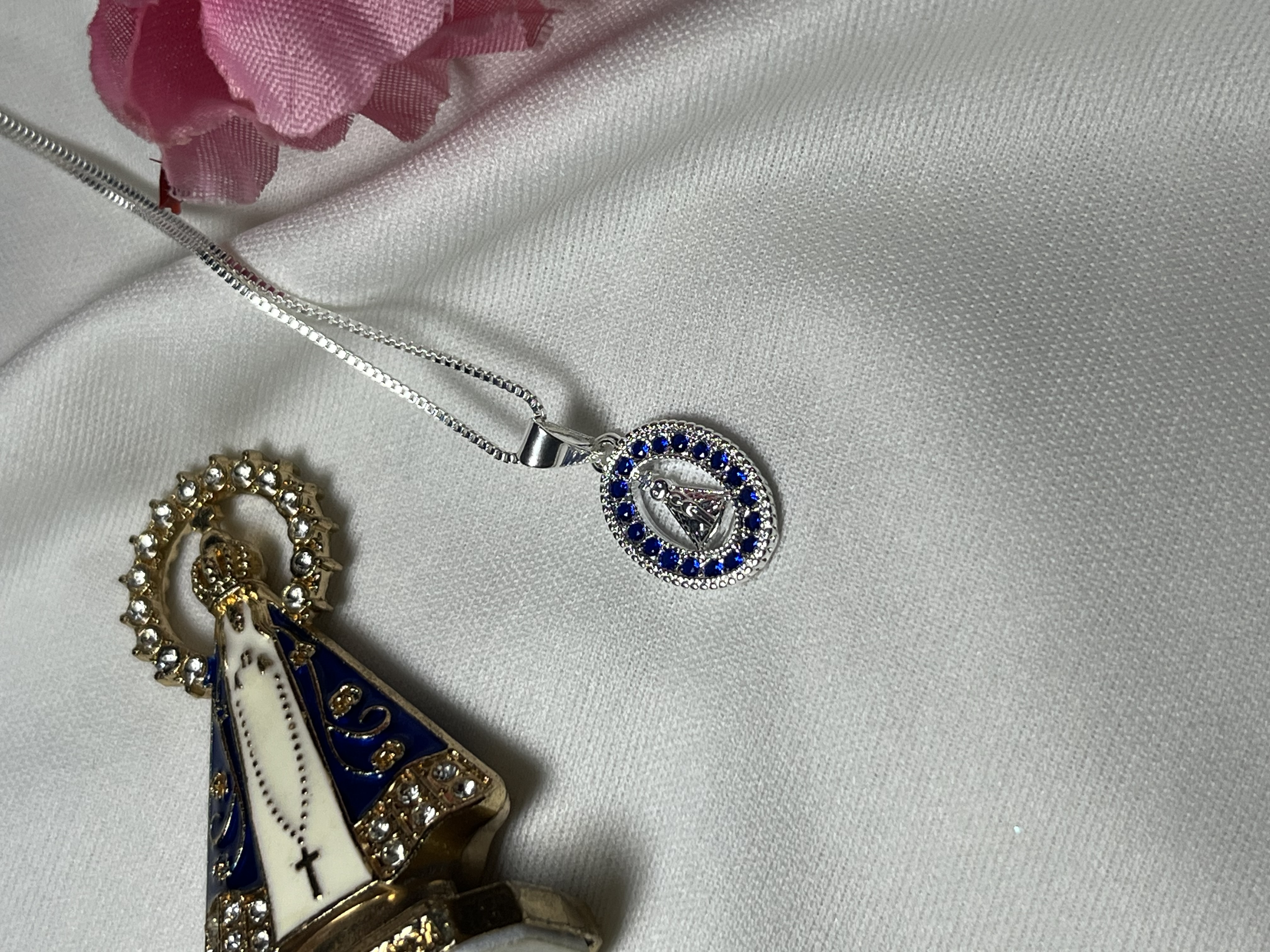 Colar Cravejado Nossa Senhora Aparecida